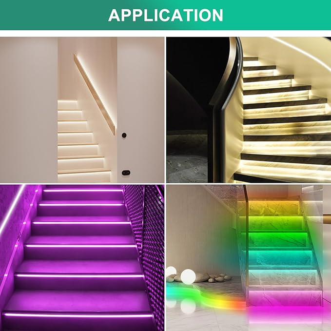 Motion Sensor LED Stair Controller, 32 Channel PIR Motion Sensor Dynamic Staircase Running Flow Light Automatic Stair Lighting Controller for Stairway Step Light Indoor (Not Including Strip)