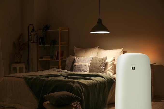SHARP Smart Air Purifier with Humidifier Combo – Covers up to 2,603 sqft in one hour, Compatible w/Alexa & Google Asst. True HEPA Filter, for XL Rooms, Living Room, Dining Room - KCP110UW