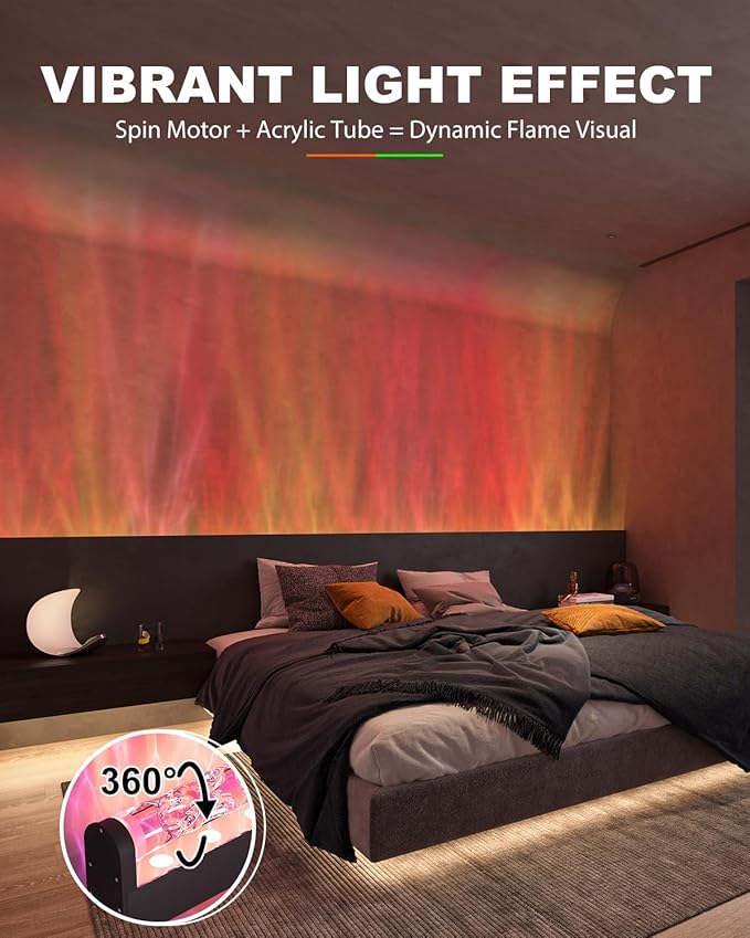TACAHE RGBW Dynamic Wave Wall Light - Flowing Water, Aurora Visual - Color Changing Wall Washer Lamp with Remote & APP - Ambient Light for Living Room, Gaming Set - 39.3" - 12W - 1 Pack