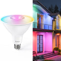 Sunco PAR38 Alexa Compatible Smart LED Bulbs, WiFi Color Changing Outdoor Flood Light, 13W, RGB Tunable White CCT, Dimmable, with Amazon Alexa & Google Assistant, No Hub Required