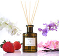 PRISTINE English Country Inn Reed Diffuser for Home | Fresh Blend of Strawberry, Vanilla, Musk Reed Diffuser Set, Oil & Reed Diffuser Sticks | Home & Office Decor | Fragrance