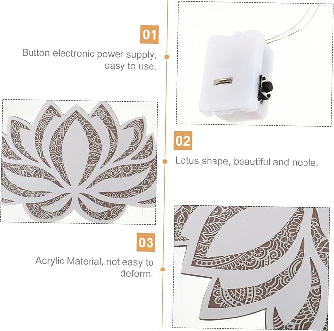Veemoon Unique Design Yoga Night Light Elegant Wall Lamp Warm Lighting for Bedroom Living Room Study Room