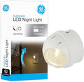 GE Rotating Plug in Night Light, Home Decor, Apartment Essentials, LED Lights for Bedroom, Ambient Lighting, Dusk to Dawn Sensor, Nightlight, Bathroom, Dorm Room, 1 Pack 50310