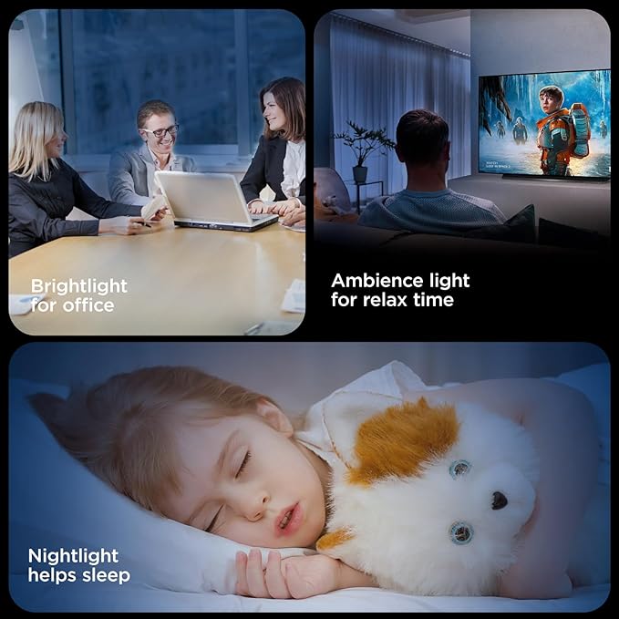 TALOYA Flush Mount Ceiling Light with Remote,3000K-6500K Adjustable,2000K Nightlight,15.8 Inch, Led Low Profile Ceiling Lights for Bedroom, Living Room, Kitchen, Black