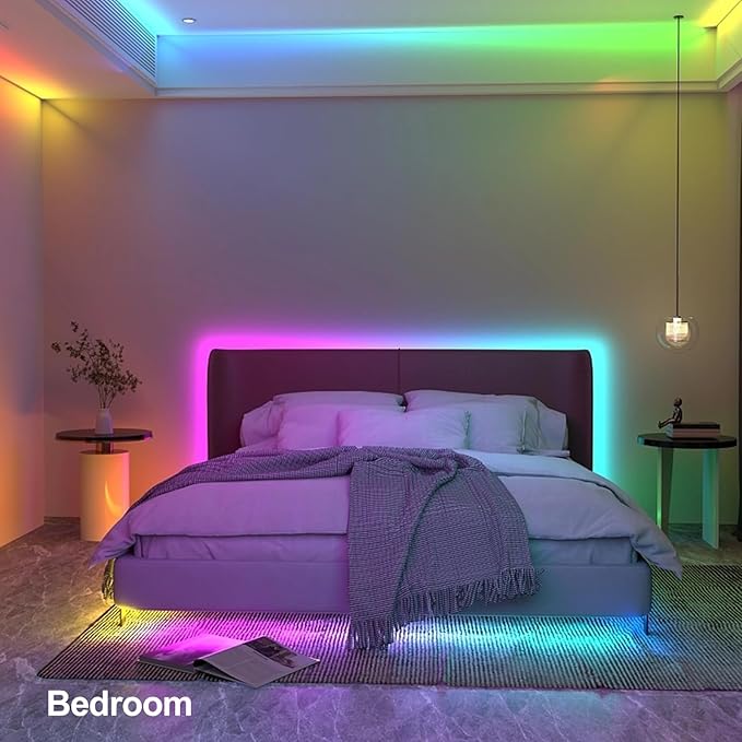 RGB Remote Controller, 24 Key IR Wireless Remote Control for 5050 3528 2835 RGB LED Strip Lights, DC 5V/12V/24V 4-Pin Dimmable Controller with 20 Colors 5 Modes for Home, Gaming, Party, Decor