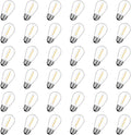 36 Pack Shatterproof S14 LED Replacement Bulbs for Outdoor String Lights, 1W Equivalent to 11W Incandescent Bulb, Warm White 2200K, Dimmable, E26 Regular Medium Screw Base