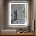36"x24" LED Bathroom Mirror with Lights – Front & Backlit Vanity Mirror, Stepless Dimmable, Adjustable Warm White/Natural/Daylight, Anti-Fog, Shatterproof, Memory Function