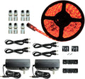 Inspired LED - Light Strip - Cut and Connect Kit - Super Bright RED - 39.5 ft / 12M - Strip Lighting LED - Dimmable led