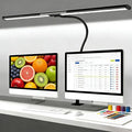 33Inch Desk Lamp for Home Office, Eye-Caring Architect Desk Lamp with Clamp, 24W Ultra Bright Auto Dimming Computer Light Stepless Dimming and Tempering Table Light for Reading, Study, Work