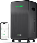 VIVOSUN AeroDrain D12 Smart Environmental Dehumidifier, up to 12L/day, 2L Water Tank, with Temperature & Humidity Sensor Probe, Smart Remote Control, Designed for Grow Tents