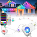 Smart Permanent Outdoor Lights, 200FT 120LEDs Color Changing RGB IC Wall Lights, APP & Remote Control, Music Sync, Dynamic Lighting for House, Living Room, Ceiling, Eave Party Xmas Decor
