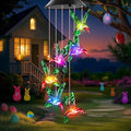 Mom Grandma Nana Wife Sister Gifts for Mothers Day, Easter Mother Birthday Gardening Hummingbird Gifts for Women, Winzwon Wind Chimes Solar Lights Outdoor Decor for Garden Patio Yard Porch