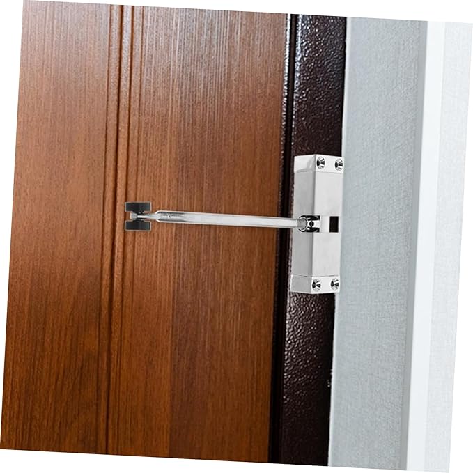 DOITOOL Heavy-Duty Stainless Steel Automatic Door Closer Adjustable Closing Mechanism for Residential and Commercial Use Spring-Loaded Design 1-Pack