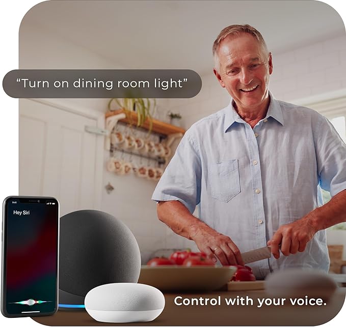 Globe Electric 60839 Wi-Fi Smart 11" Flush Mount Ceiling Light, Brushed Nickel, No Hub Required, Voice Activated, Energy Star, 16 W, Multicolor Changing RGB, White 2000K - 5000K, 1120 Lumens, 80 CRI