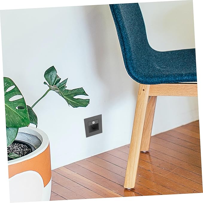 Indoor Motion Sensor Led Step Lights Eye-Caring Embedded Design for Hallways Outdoor Staircases Automatic Activation for Safety Energy Efficiency Soft Warm Glow