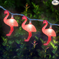 Pink Flamingo Outdoor String Lights, 8.5Ft Summer Patio String Lights, Outdoor Party Lights for Bedroom Birthday Wedding Holiday Summer Themed, Tropical Party Décor, Flamingo Decoration