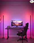 Corner Floor Lamp, 65" RGB Color Changing led Floor lamp with APP and Remote Control, Dimmable Mood Light Corner Light with Music Sync, DIY Mode & Timing for Living Room Gaming Room (2)