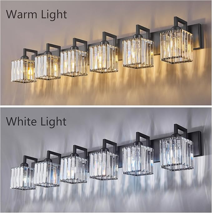 19.5" KnurledBrassWallSconcesSetof2,BronzeBathroomVanityLightFixtureswithWaterRipplesGlassTube,ModernLampforBedroom,LivingRoom,Hallway,Staise,Mirror,Kitchen