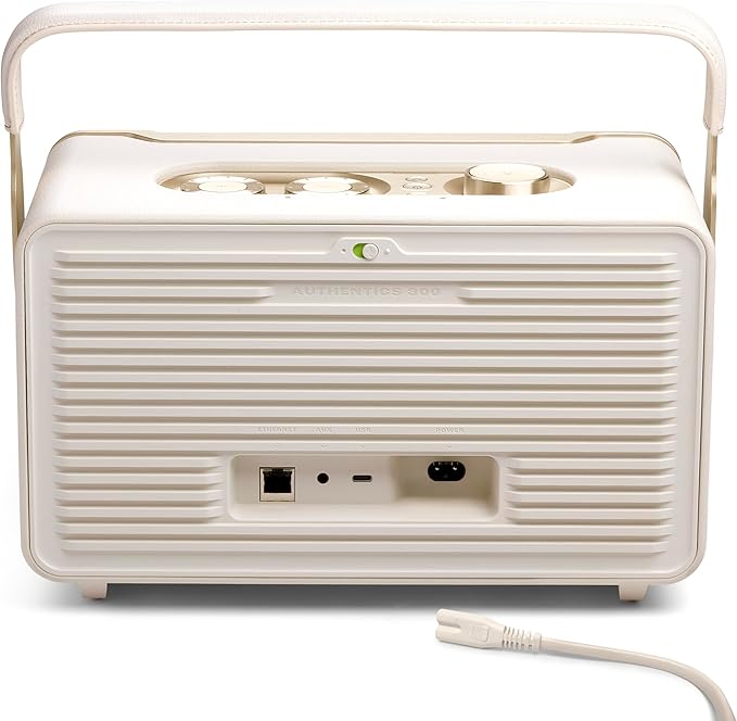 JBL Authentics 300 Portable Wireless Bluetooth Speaker (White)