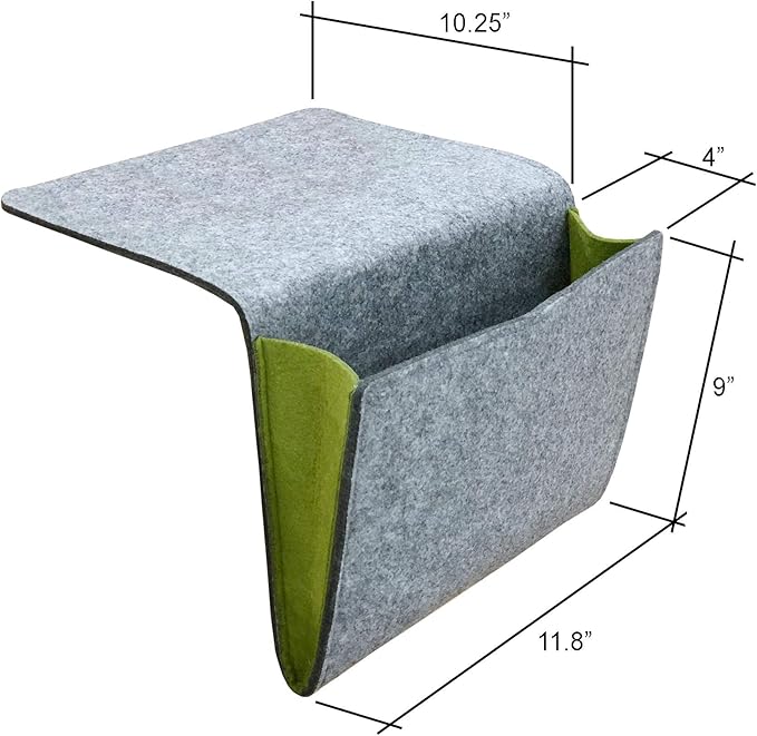 CAIT CHAPMAN HOME COLLECTION Felt Organizer-Desk Organizer, Bedside Caddy, File Case (Bedside Caddy, Solid)