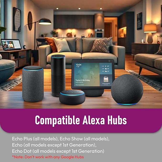 Alexa Light Bulbs 130W Equivalent, Smart Light Bulbs Directly Works with Alexa, RGBCW Color Changing light bulb, 90+CRI, A19 E26 Bluetooth Light Bulb, No WiFi Required, 12W 1300LM, 4 Pack
