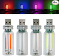 4PCS Dimmable USB Touch Control Led Night Lights, Glass Plug in USB Light Bulbs, Cute Interior Car Lights, Retro Led Ambient Lighting, Small Mood Lamp for Bedroom, Hallway, Nursery, Camping