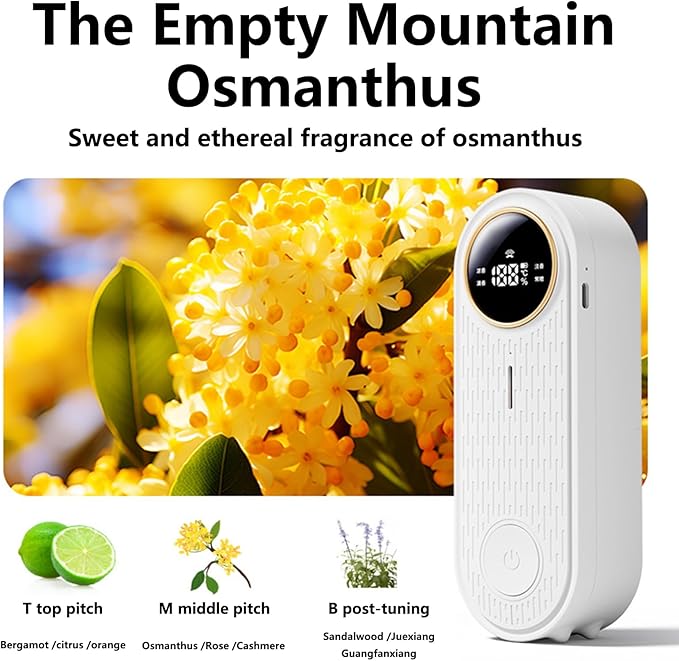 Home Scent Diffuser Automatic Liquid Sprayer with Timed Setting Enjoy Unique Scent for Home