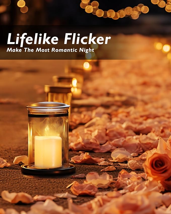 Homemory 100Pack Flickering Flameless Votive Candles, 200+Hour Electric Fake Candles, Battery Operated LED Tealight for Wedding, Outdoor, Table, Festival (Warm White,Battery Included)