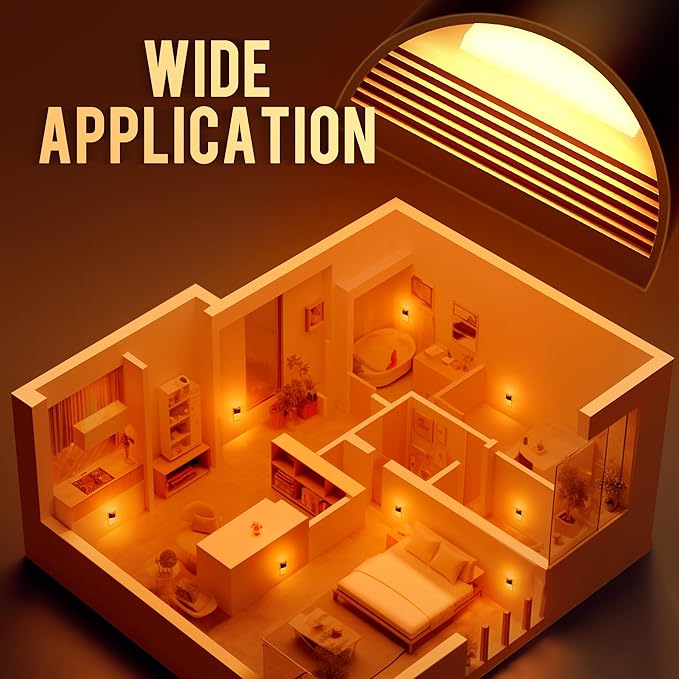 DORESshop LED Night Light[4 Pack], Night Lights Plug into Wall, 3 Level Brightness Adjustable Plug in Night Light, Dusk to Dawn Sensor, Nightlights for Adults, Bedroom, Bathroom, Hallway, Amber