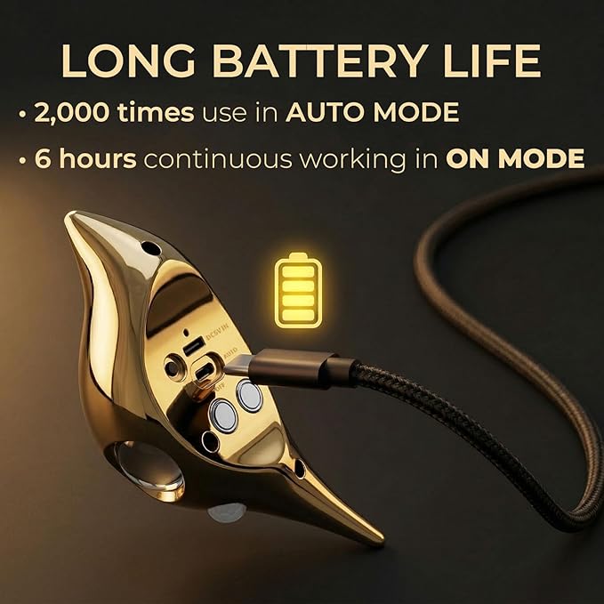 Golden Motion Sensor Night Light Indoor, Magnetic Wall Lamp, Rechargeable LED Bird Lamp, Wireless Stick On Light with Warm Soft Glow, Auto On/Off for Bedroom, Hallway, Stairs