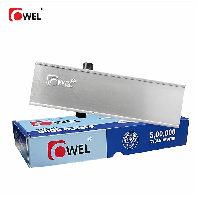 OWEL - Automatic Adjustable Door Closer for Residential/Commercial use, Heavy Duty with Slim Look and Easy Installation (Sleek & Heavy Duty VE300)