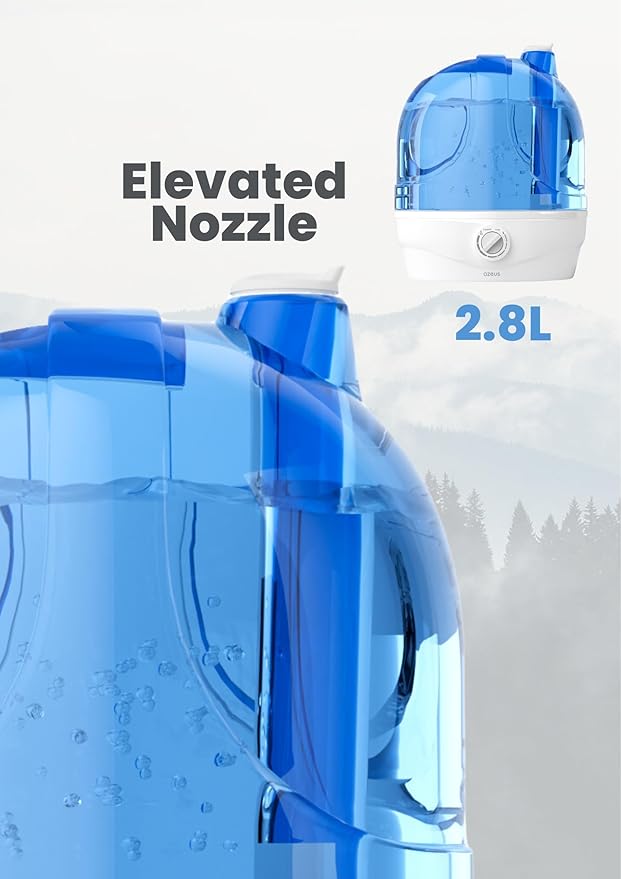 AZEUS humidifiers (white, trumpet)