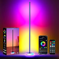 59" Smart LED Corner Floor Lamp, RGBICW Color Changing Ambient Lighting, App Control Music Sync Mood Light, Modern Dimmable Room Decor for Bedroom, Living Room, Gaming Setup, Blue