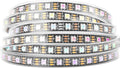 BTF-LIGHTING WS2812B IC RGB LED Strip,UL Listed,Pure Gold Wires,DC5V 16.4FT 300LED 5050SMD,Individually Addressable,Flexible for DIY Chasing Full Color Project,IP67(No Adapter or Controller)