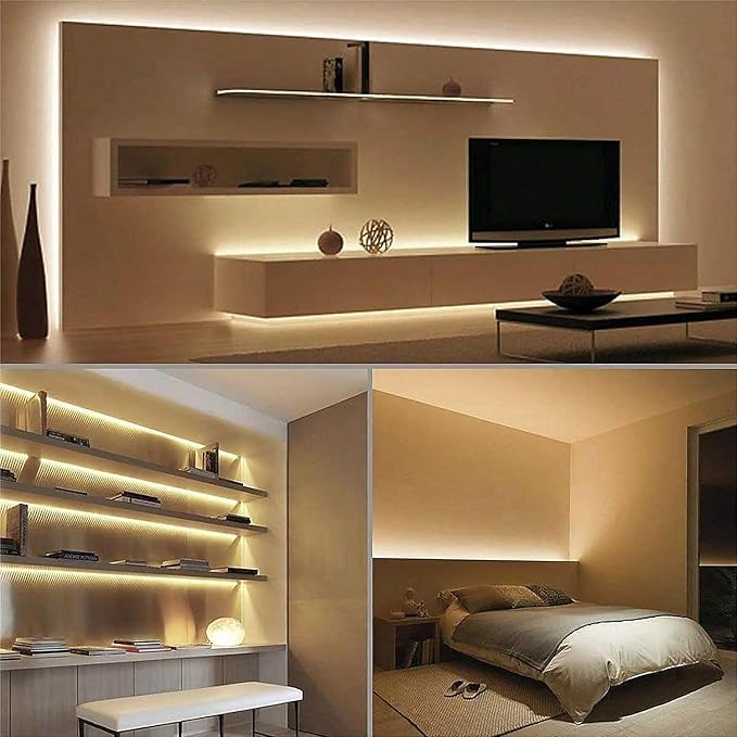 COB LED Strip Lights Warm 3.28ft, 5V Dimmable LED Light Strip, Flexible USB LED Strip for Cabinet, TV Backlighting, Bedroom, Kitchen, Home DIY Lighting