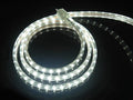 CBconcept UL Listed, 50 Feet, 5500 Lumen, 6000K Pure White, Dimmable, 110-120V AC Flexible Flat LED Strip Rope Light, 930 Units 3528 SMD LEDs, Indoor Outdoor Use, Accessories Included, Ready to use