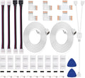 iCreating LED Strip Connectors 4 Pin, 5050 LED Light Connectors Kit Includes L Shape Connectors for Strip Lights 4Pin 10mm Strips Connectors for Controller 4 Pin LED Connectors Jumper