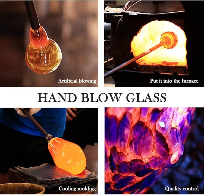 Porseme 500ml Glass Essential Oil Diffuser Aromatherapy Ultrasonic Cool Mist Humidifier 15-21 Running Hours Waterless Auto-Off Air Diffusers for Sleeping Yoga Working Spa(Deep Blue)