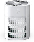Air Purifiers for Bedroom, Room Air Purifier HEPA Filter for Smoke, Allergies, Pet Dander Odor with Fragrance Sponge, Small Air Purifier with Sleep Mode, HY1800, White