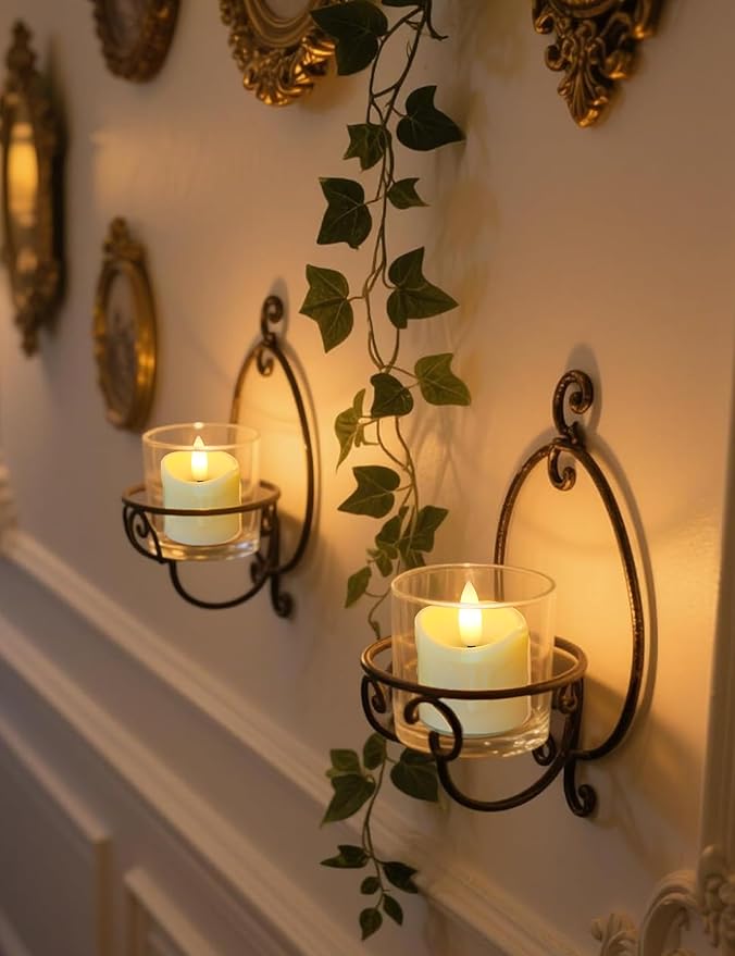 Rechargeable Flameless LED Candles with Timer Remote - 1.5'' x 2'' Flickering Tea Lights Candles for Valentines, Wedding, Party and Holiday Decor,Set of 12(Charging Cable Included)