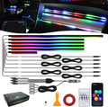 Neoflow Dynamic RGB Interior Light Kit,Neoflow LED Light,6 Light Strips Kit,Access Over 16 Million Colors and 213 Dynamic Modes,Adjustable Brightness,for Cars,Trucks,Suv (Kit+4*Synced Footwell Lights)