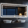 Antok 28"x 60" LED Bathroom Mirror with Lights, Anti-Fog, Dimmable, Lighted Vanity Mirror with Tempered Glass, Memory Function, 11 Light Modes, Safe Use, Horizontal, Vertical, Wall Mount