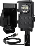 DEWENWILS Outdoor Digital Power Strip Timer, Multi Sockets, Waterproof 6 Outlets Garden Power Stake, 6ft Cord, Outdoor Timer for Lights, Yard, Garden, 15A Heavy Duty