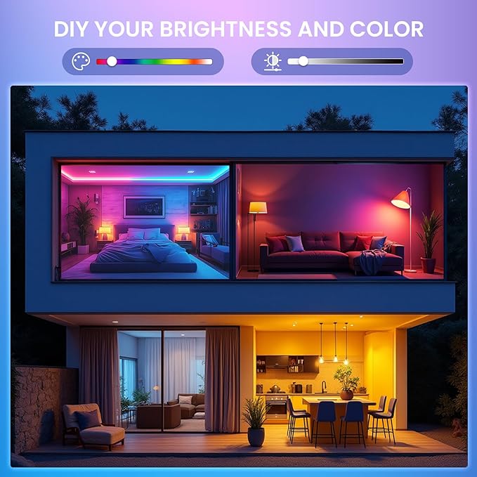 E12 Color Changing LED Light Bulb with Remote Control 2W E12 Chandelier Light Bulb Multicolor RGB/3000K/6000K/Dimmable Candelabra Base Color Light Bulbs 3Modes Memory Function-2Pack