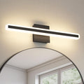 JUSHENG Black Vanity Lights for Bathroom, 24 Inch 20W 5CCT Dimmable Bathroom Light Fixtures Over Mirror, Modern LED Vanity Light Bar Above Mirror