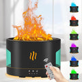 Oil Diffusers for Home large Room, 450ml Visible Water Tank, Air Diffuser Humidifier with Bluetooth Speaker, White Noise and Remote, Flame Humidifier for Bedroom,Office, 7 Colors Diffuser Gifts