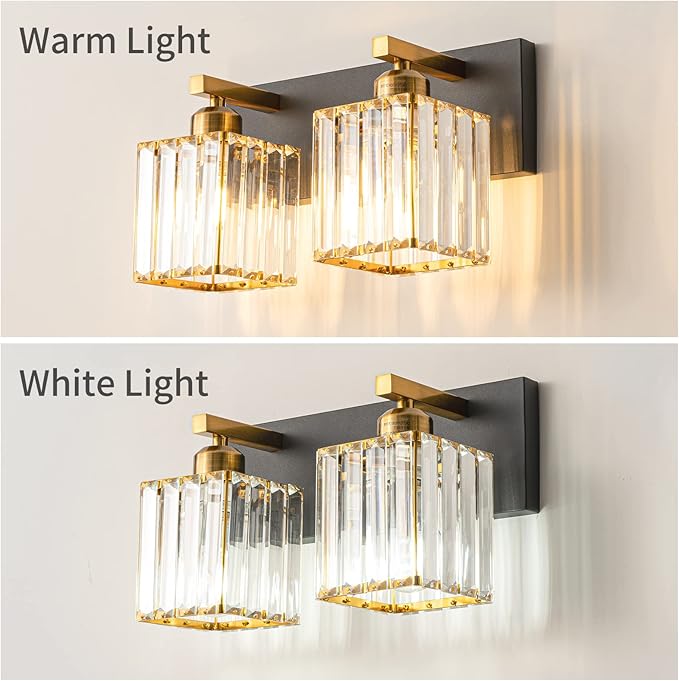 2PacksOutdoorLEDWallLights,16in10-100% DimmingModernPorch&PatioLightsWallSconce,BlackSquareExteriorWallLightFixture,SuitableforLivingRoom,Garage,Bathroom