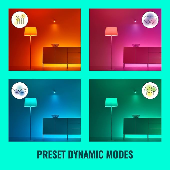WiZ LED Strip Starter Kit (6.6') and Extension (3.3') - Smart- Full-Color- Low-Voltage Light - Connects to Your Existing Wi-Fi - Control with Voice or App - Google Home- Alexa and Siri Shortcuts