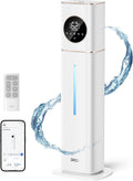DREO HM735S 11L Smart Humidifier Large Room 700 ft², 100H Cool Mist Air Humidifiers for Bedroom, Top-Fill, Clean Tank Technology, 26dB, Auto Mode, Aroma Box, RGB, Remote & APP Control, Baby, White
