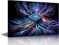 TUMOVO Wall Art Home Decor for Living Room Modern Technology Painting House Decorations CPU Concept Print Artwork Canvas Posters and Prints Home Decor Framed Ready to Hang 16" Wx24 Hx1 Panel